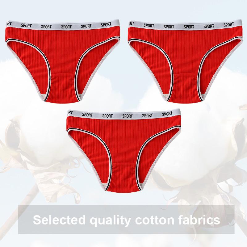 

3PCS/Collection Ladies Cotton Panties Ladies Fitness Briefs Underpants Soft Malestrual Panties Comfort Briefs Underwear Pl Practical Use S 40-55kg&As the picture shown