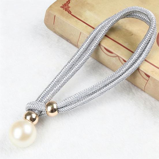 Curtain Ties, Pull-out Adjustable Curtain Buckle, Durable No Drill Curtain Holdbacks, for Balcony Living Room Bedroom