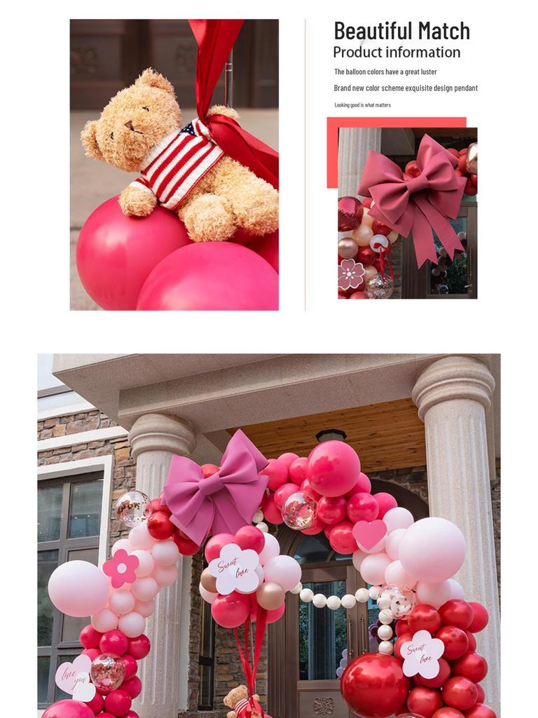 Wedding Celebration Balloon Arch Decoration Stand for Bridal Room & Birthday Party