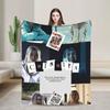 Alice In Borderlands Flannel Blanket Winter Warm Bedding Throws for Girls Boys Couch Chair Novelty Bedspread Sofa Bed Cover