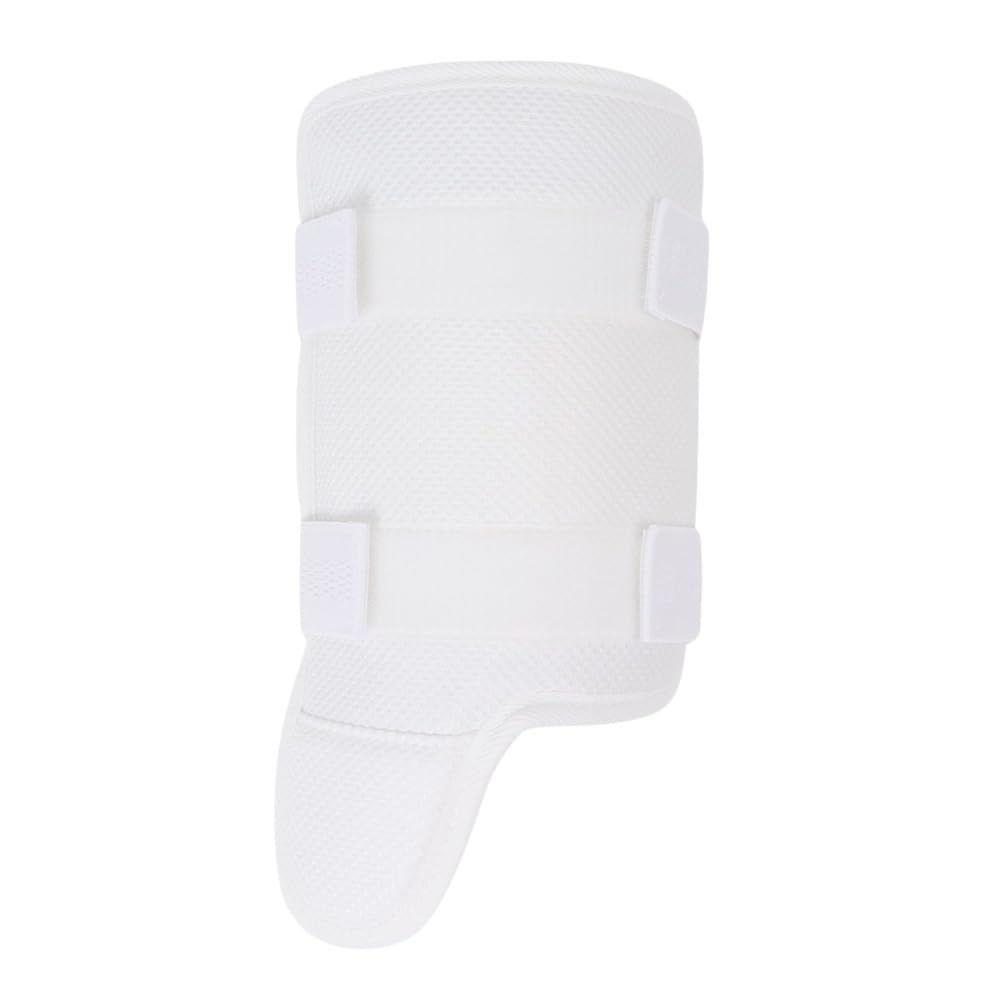Used New SSK Baseball Foot Guard for Batter Compatible with High School Baseball FG001L White (10) For Right-handed Batter