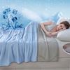 Air Conditioner Quilt Cooling Blankets Smooth Air Condition Comforter Lightweight Summer Quilt with Double Side Cold Cooling Fabric