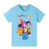A1233 Kids Boys Girls Kpop Rumi Zoey Mira Print Short Sleeves T-shirt