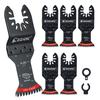 EZARC Replacement Blades for Set of Blades with Professional Thin Blade for Cutting In Tight Compatible with and Bosch Multi-Tool Wood, 5, Bow-Shaped