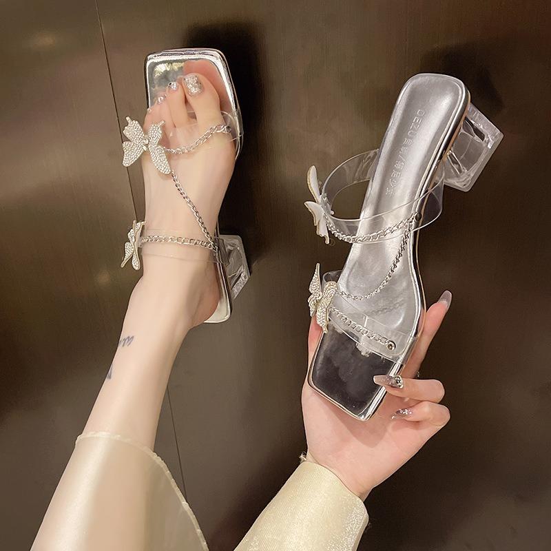 High Heel Sandals Female New Summer Fashion Bow Sandals