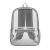 Schoolbag Transparent Backpack Women's Korean Version Large Capacity Student Schoolbag Fitness Bag Fashion Trend Men's and Women's PVC Waterproof 