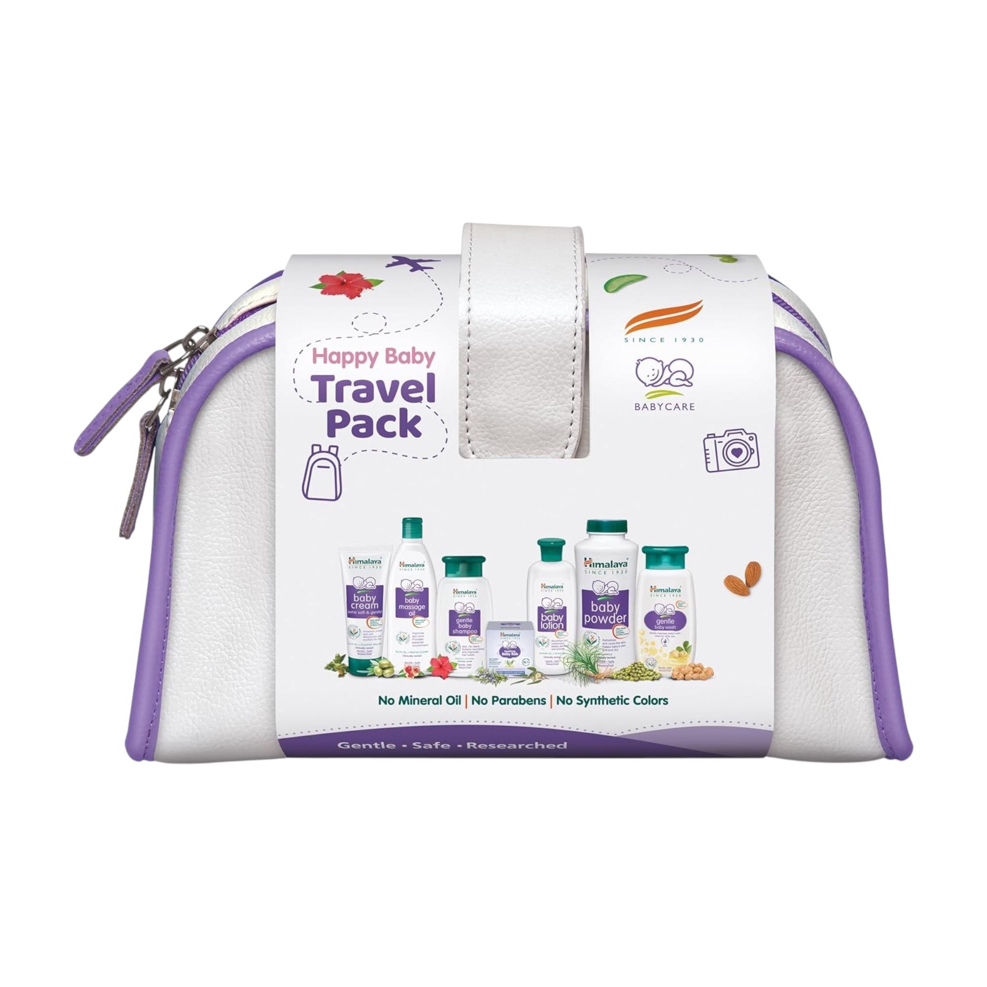 

Подарочный набор Himalaya Baby 7 предметов с бесплатной дорожной сумкой для беременных Нежный безопасный набор для ухода за ребенком