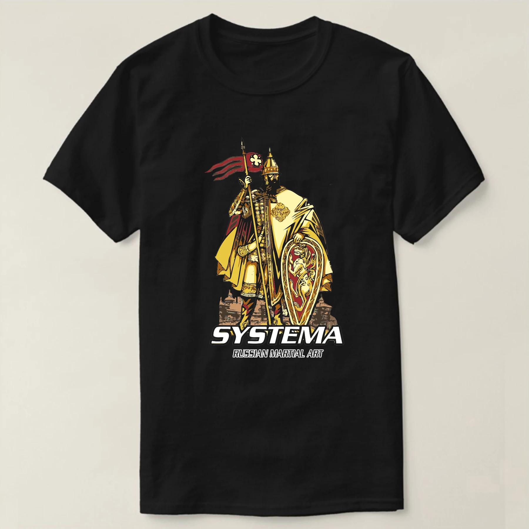 New Systema Spetsnaz Russian Army Martial Art TShirt 100 Cotton ONeck Summer Short Sleeve Casual Mens Tshirt Size S3XL S