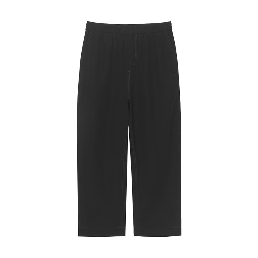 Nau Linen Blend Semi-Loose Pants Black