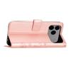 For iPhone 17 Pro Max Leather Wallet Case Butterfly Flower Imprinted Phone Cover with Strap