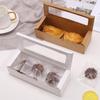 Transparent Rectangular Macaron and Cake Packaging Box - Chinese Style