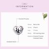 BAMOER Marry Me Heart Enamel Charm for Women Original Silver Bracelet 925 Sterling Silver Jewelry