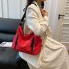 Tragetasche Damen neue Frühling beliebte Umhängetasche große Kapazität vielseitig Student Klasse Pendeln Messenger Bag