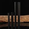 Ebony Carved Wood Incense Holder: Agarwood Stick & Sandalwood Coil Box