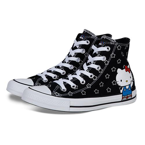 Chuck Taylor All Star Hello Kitty X Chuck Taylor All Star Converse High 'Black' Women's 163919C