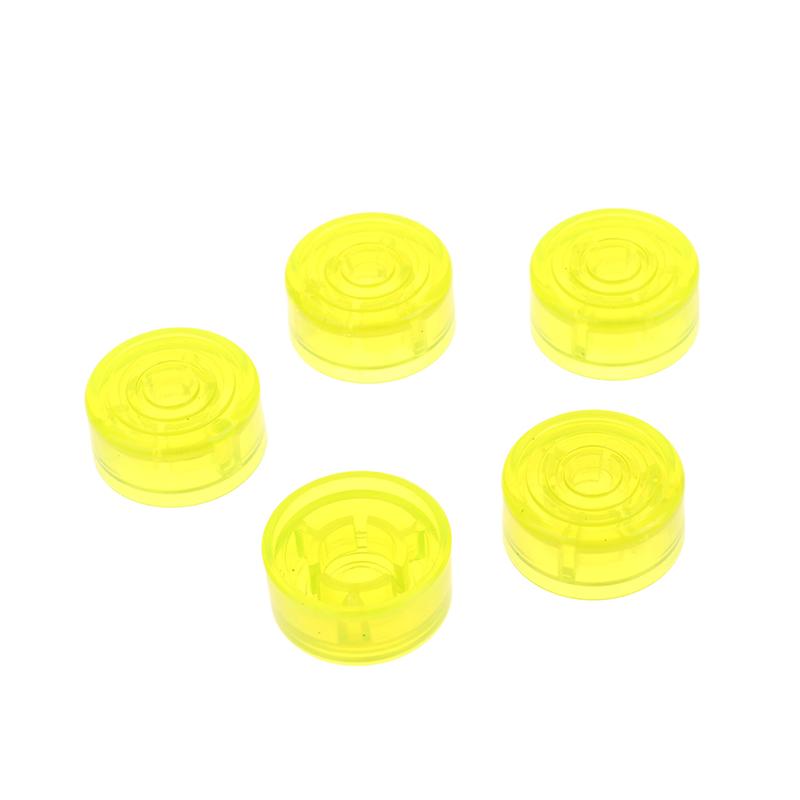 

5 Pcs Guitar Effect Pedal Foot Nail Cap Parts Foot Switch Toppers Knob Plastic Bumpers Footswitch Protector Accessories A2