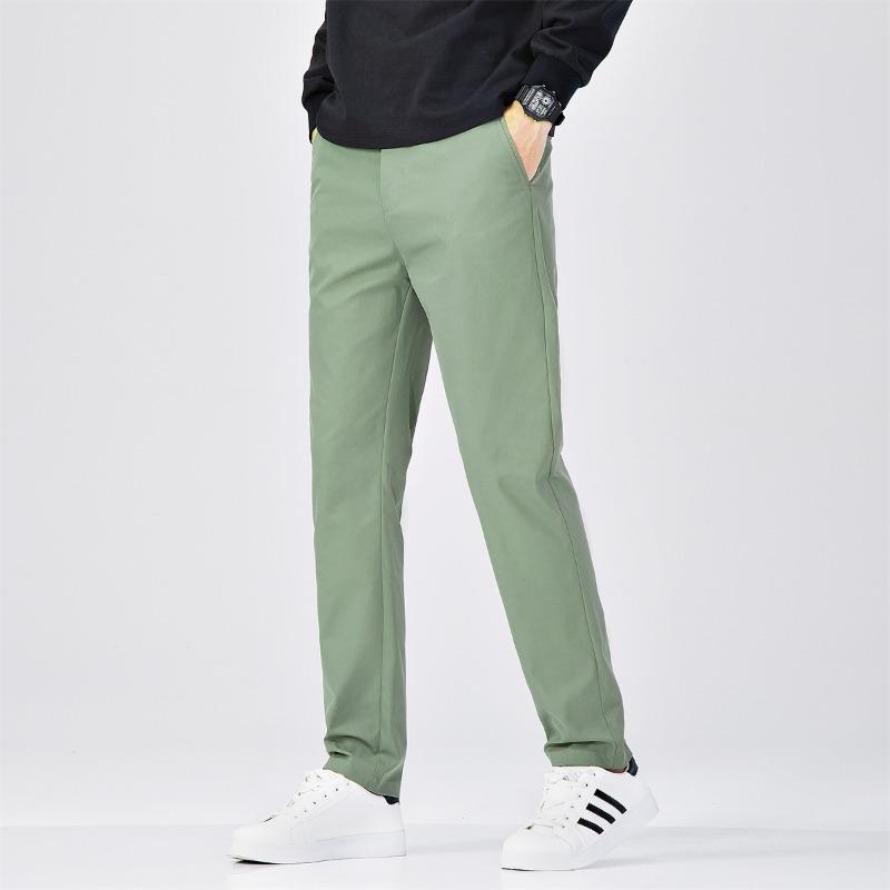 Pants Men's Autumn and Winter New Men's Anti-Wrinkle Business Casual Pants Fashion Versatile Loose Straight High Men's Pants