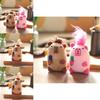 Cute Capybara Plush Keychain With Super Soft Short Pile For Bag Decoration And Gift
