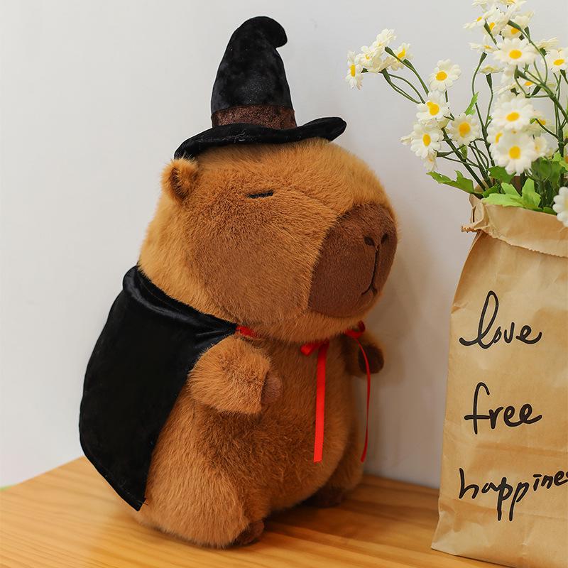 Capybara Headphones Plush Pillow: Adorable Sleeping Doll & Birthday Gift