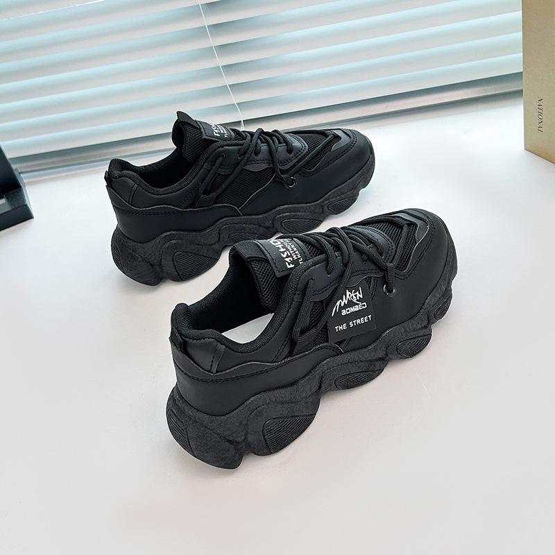 

Women s Casual Platform Chunky Sneakers Slip On Lightweight Running DadShoes Breathable Mesh Walking Dad Sneakers Lace Up Tennis Sport Shoes for Women 40 чорний