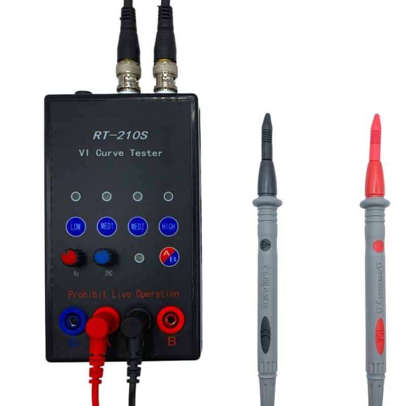 Advanced 210S Curves Tester 2CH for Electronics with Adjustable Internal Resistance and Triggering Signal Output