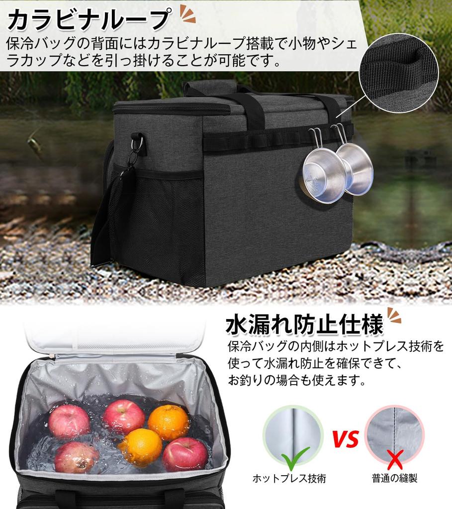Large Capacity 30L Cooler Soft Cooler Perfect for Sports Cherry Blossom Club and Dark Gray Box, Water-Resistant, Abrasion-Resistant, 4-Layer