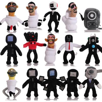 Skibidi Toiletten-Plüschtier, Camara-Mann-Puppe, gefüllt, Weihnachts- und Geburtstagsgeschenk