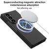 Luxury Magnetic Wireless Charging Rugged PC Case For Samsung Galaxy Z Fold 7 6 5 Full-pack Screen Front HD Film Shockproof Cover