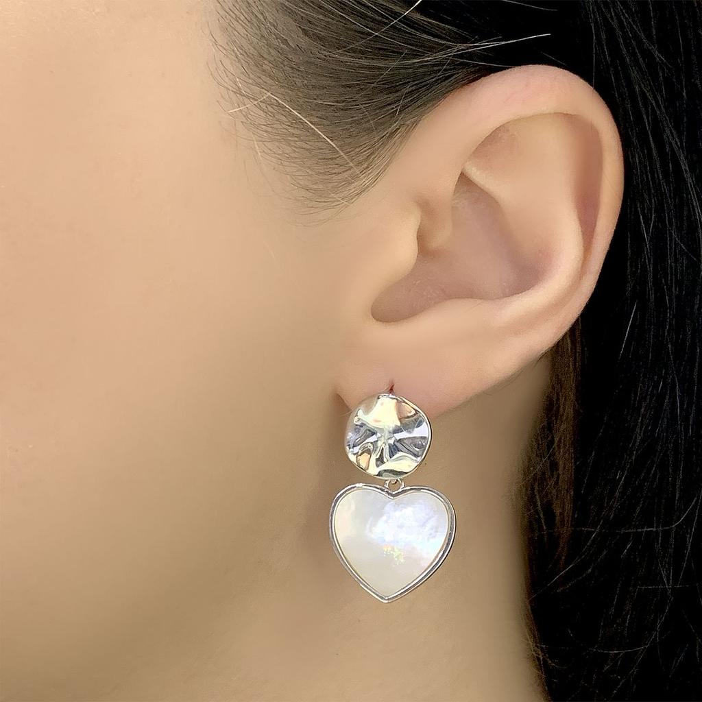 Серебряные серьги с натуральным перламутром (2044642)