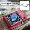 Outdoor Gas Stove Wind Screen Stainless Steel Foldable Stove Windshield Burner Screen Cooking BBQ Hiking Camping Equipment