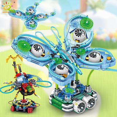 HUIQIBAO Insect Series MOC Butterfly Beetle Model Building Block Technical Brick Construction Toy Children Desk Home Decoration