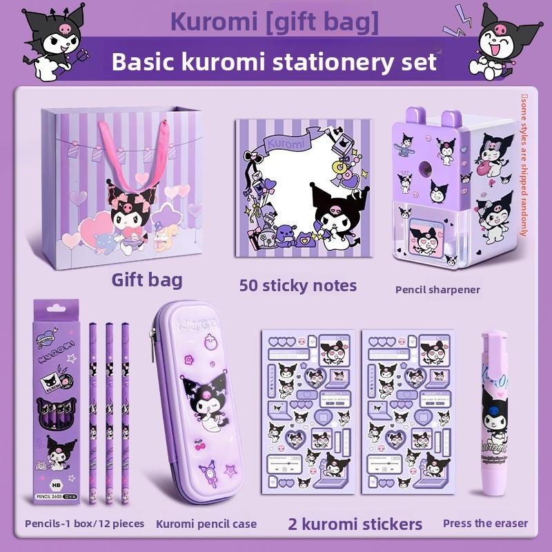Kuromi Cinnamoroll Stationery Set Gift Box For Kids School Supplies Classroom Decor