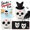 Halloween Skull Squeeze Cup Stress Relief Toy Soft Flexible Material Durable Design for Hand Exercise and Sensory Play