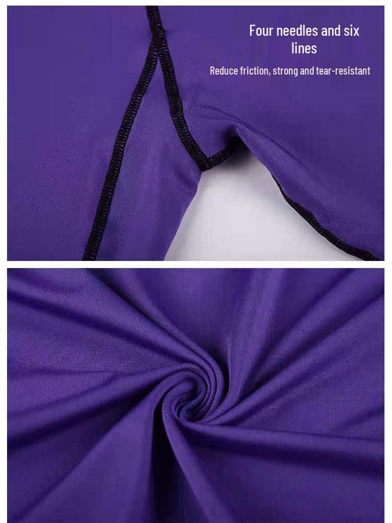 Men's Long Sleeve Compression Running T-Shirt - High Elasticity, Quick-Dry, Perfect for Training and Basketball.