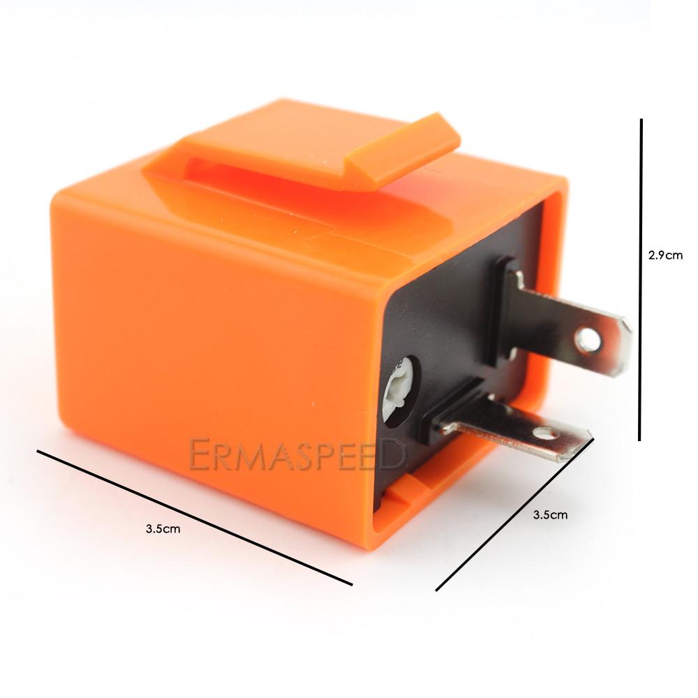 Flowing Directional LED Motorcycle Turn Signals Light Flashing Blinkers Adjustable LED Relay Motorbike Front Rear