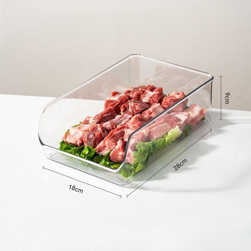 Контейнер для хранения в холодильнике, пищевой контейнер для сохранения свежести, бытовой кухонный контейнер для хранения фруктов, прозрачный контейнер для хранения Infinite прозрачный