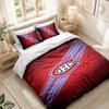 Sada povlečení 1 povlak na přikrývku 2 povlaky na polštář Potisk Montreal Canadiens Ložnice Domácí dekorace