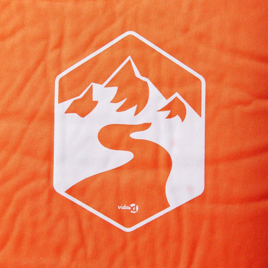 Self Inflating Sleeping Mat with Pillow Orange