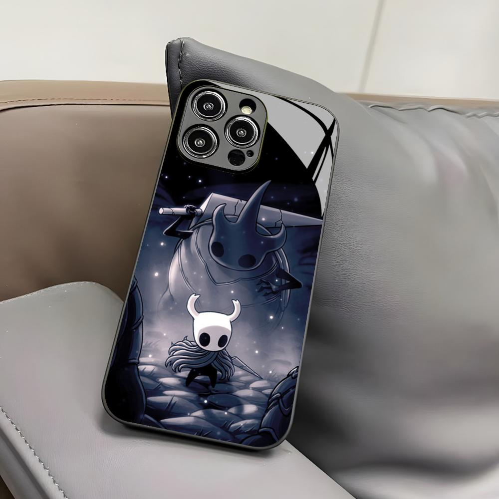 Game The Hollow Knight Phone Case for Iphone 17 Air 16 15 14 12 11 13 Pro Max Mini X Xr Xs Puls Black Glass Cover