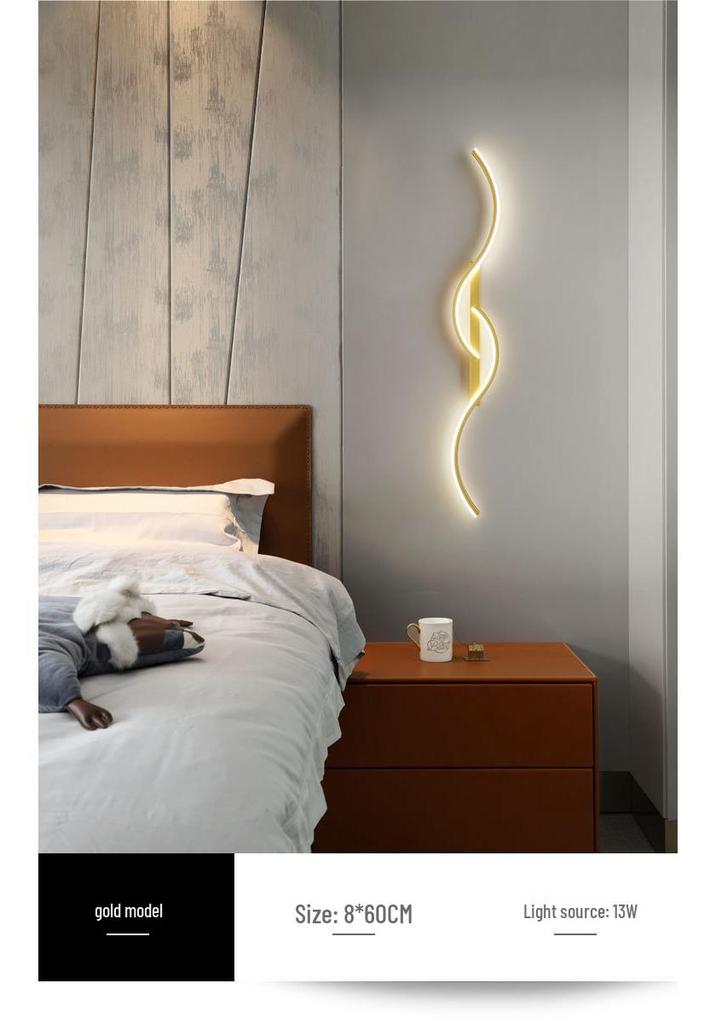 Modern Minimalist Wall Lamp: Luxury Living Room & Bedroom Decor