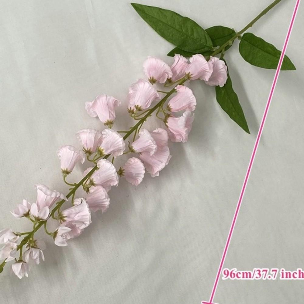 New Long Stem Artificial Lily Valley Silk Long Branches Fake Flower Decorative Artificial Faux Plants Floral Arrangement