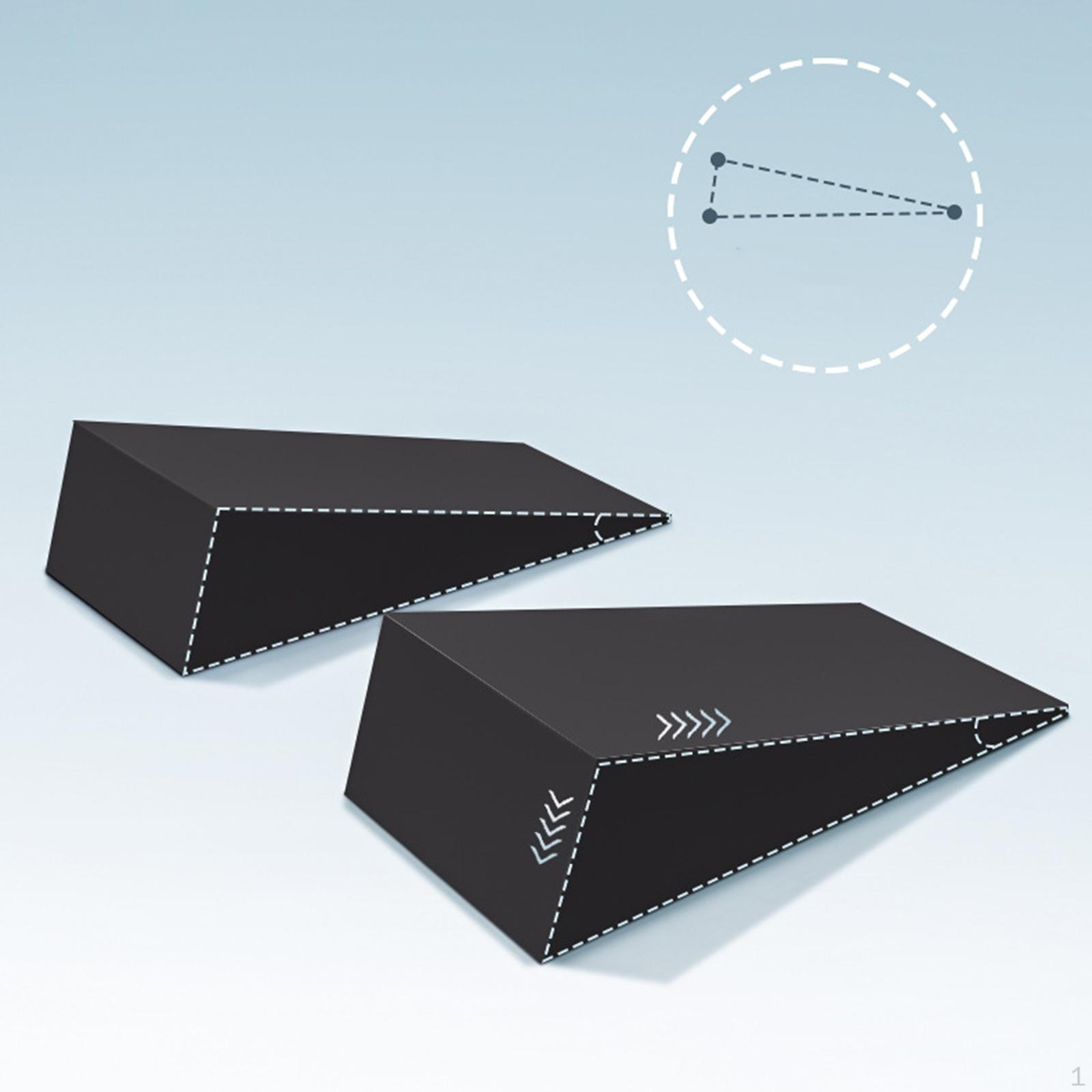 2Pcs Squat Wedge Calf Stretching Yoga Blocks Slant Boards for Heel Elevated Deadlift