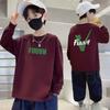 100% Reine Baumwolle Jungen Langarm Rundhals Freizeit T-Shirt für den Herbst