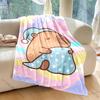 Mehrgrößen-Karikatur-Capybaras-Druck Warme und bequeme Decken für Erwachsene und Kinder Luxuriöse Geschenke für Zuhause, Reise, Camping