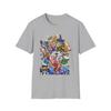 2026 Summer ONE PIECE Retro Cosplay Tshirt Unisexs Oversize Casual Cotton Printed Shortsleeved Unisex Childrens Sports Shirt