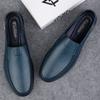Genuine Leather Men Loafers Handmade Casual Shoes Luxury Brand Man Business Shoes Breathable Slip On Flats Classic Driving Shoes