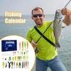 Christmas Countdown Advent Fishing Christmas Fishing Lure 24 Days Countdown Calendar Tackle Bait Lures Saltwater Freshwater Gear