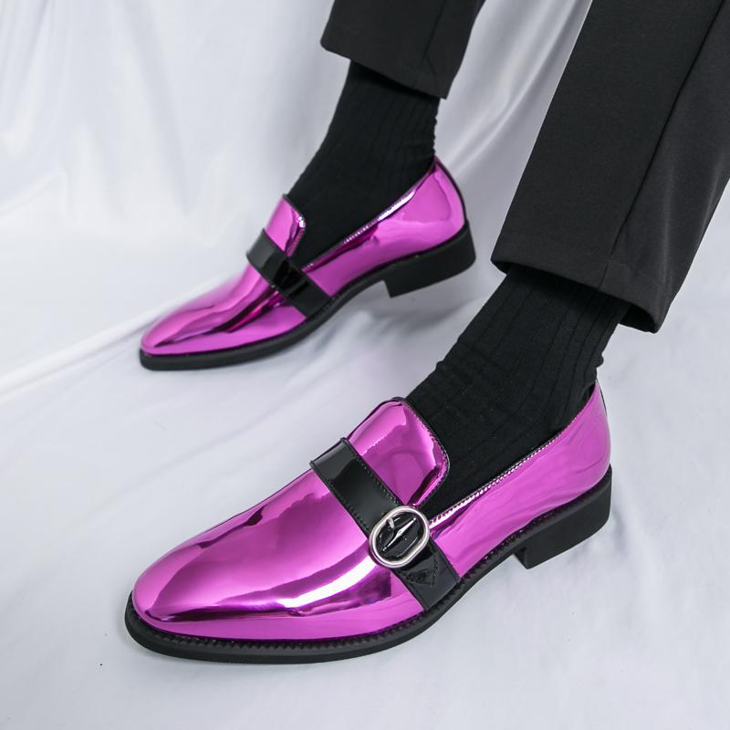 Fashion 2025 Fashion Trends Mens Loafers Business Leather Shoes Brand Elegant Shoes Slip on Man Casual Work Flat Classic Low-heel Shoes