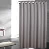 Pure Color Waterproof Bathroom Shower Curtain Mildew Proof Thickened Polyester Bath Curtain Shower Curtains