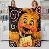 FNAF Purple Haze Flannel Blanket Soft Warm Skin-Friendly Nap Throw For Office Home Sofa Bed Cover Travel Camping Trendy Gamers